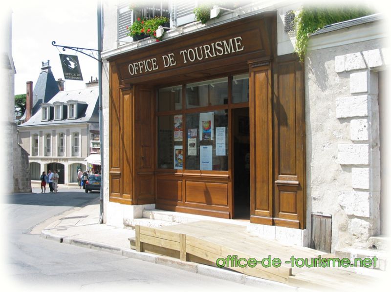 photo de l'enseigne photo de l'office de tourisme de Blois dans le Loir-et-Cher.