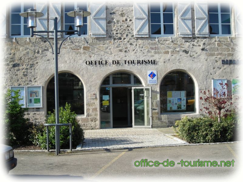 photo de l'enseigne photo de l'office de tourisme de Beaulieu-sur-Dordogne en Corrèze.