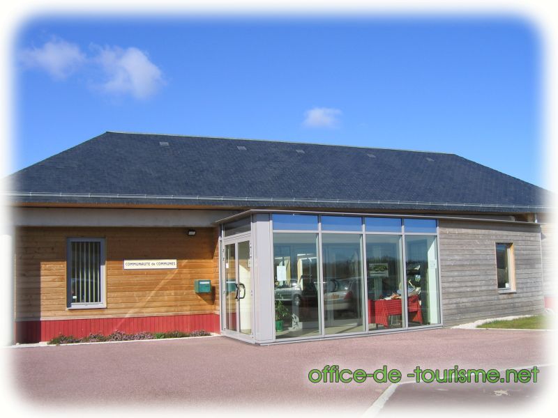 photo de l'enseigne photo de l'office de tourisme de Formigny La Bataille dans le Calvados.