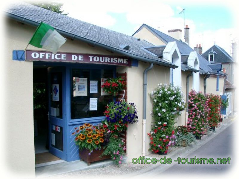 photo de l'enseigne photo de l'office de tourisme de Reuilly dans l'Indre.