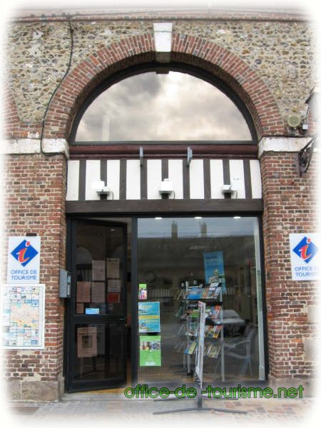 photo de l'enseigne photo de l'office de tourisme de Cany-Barville en Seine-Maritime.