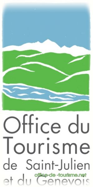 photo de l'enseigne photo de l'office de tourisme de Neydens en Haute-Savoie.