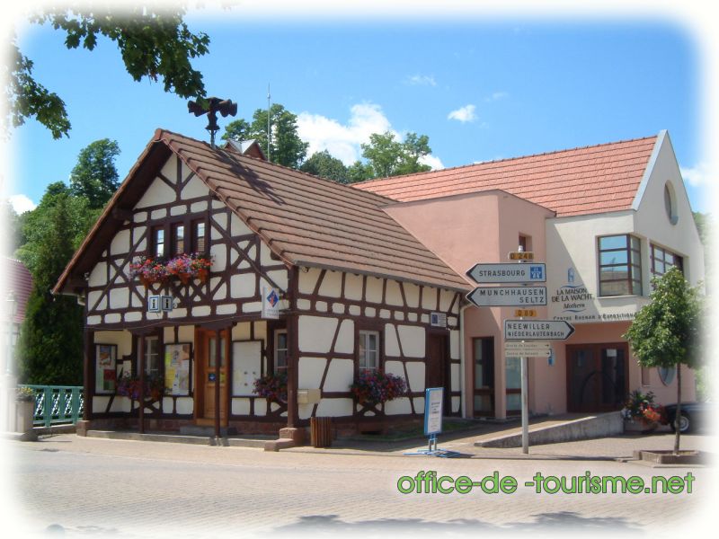 photo de l'enseigne photo de l'office de tourisme de Mothern dans le Bas-Rhin.