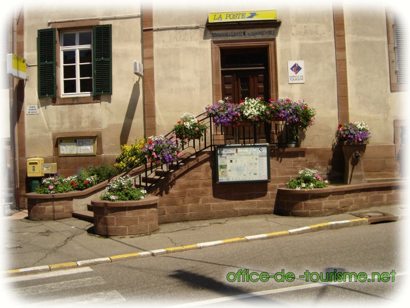 photo de l'enseigne photo de l'office de tourisme de Walscheid en Moselle.