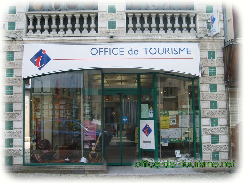 photo de l'enseigne photo de l'office de tourisme de Bourganeuf en Creuse.
