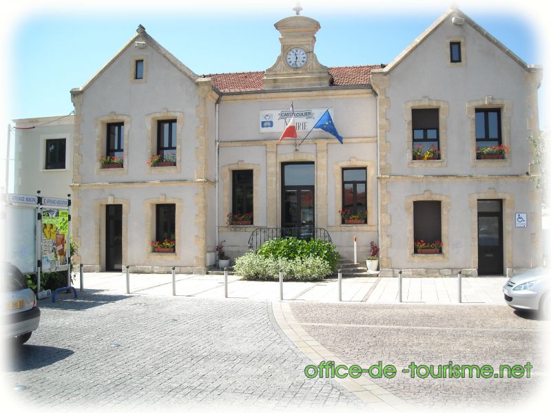 photo de l'enseigne photo du syndicat d'initiative de Castelculier dans le Lot-et-Garonne.