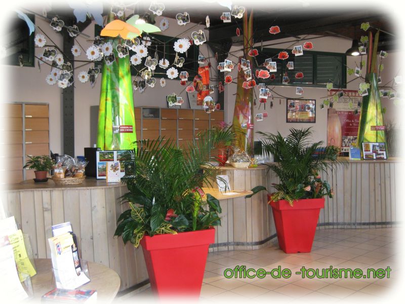 photo de l'enseigne photo de l'office de tourisme de Vierzon dans le Cher.