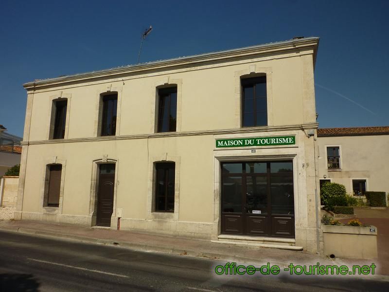 photo de l'enseigne photo de l'office de tourisme de Loulay en Charente-Maritime.