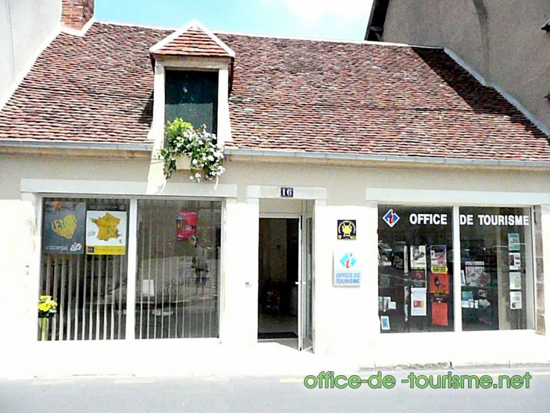 photo de l'enseigne photo de l'office de tourisme de Saint-Amand-Montrond dans le Cher.