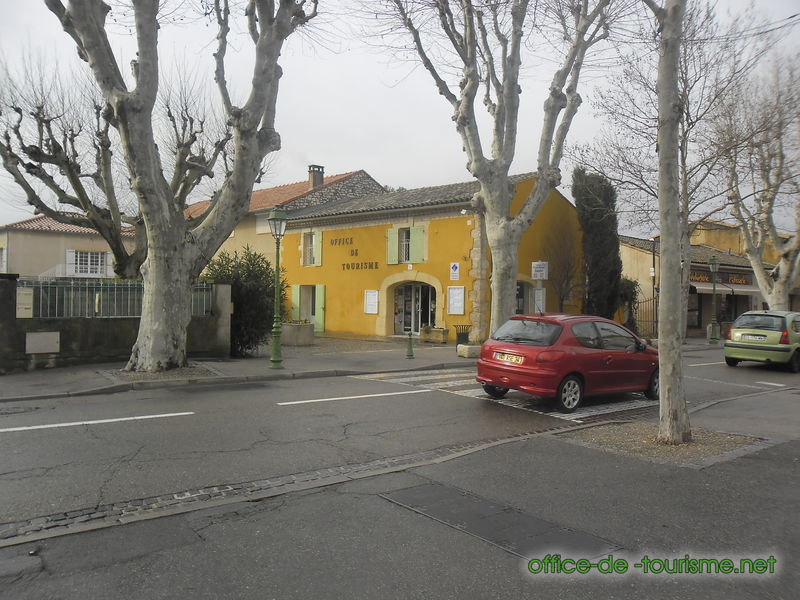 photo de l'enseigne photo de l'office de tourisme de Mallemort dans les Bouches du Rhône.