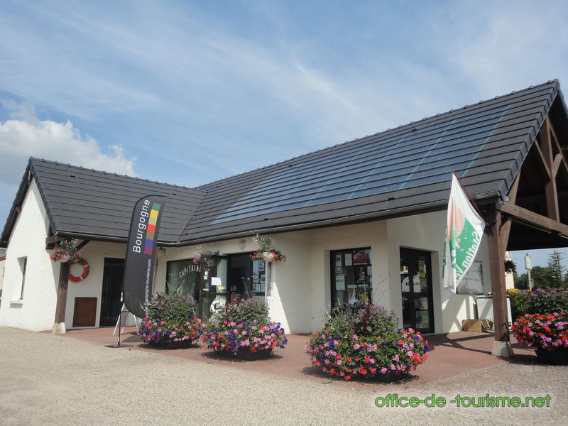 photo de l'enseigne photo de l'office de tourisme de Pouilly-en-Auxois en Côte-d'or.