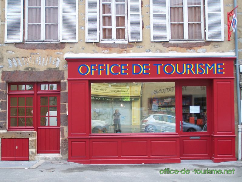 photo de l'enseigne photo de l'office de tourisme de Fresnay-sur-Sarthe dans la Sarthe.