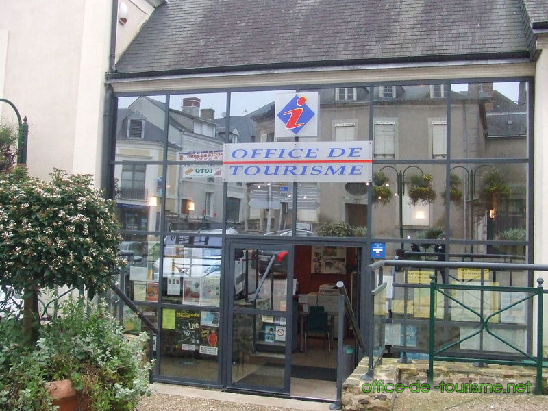 photo de l'enseigne photo de l'office de tourisme de Sillé-le-Guillaume dans la Sarthe.