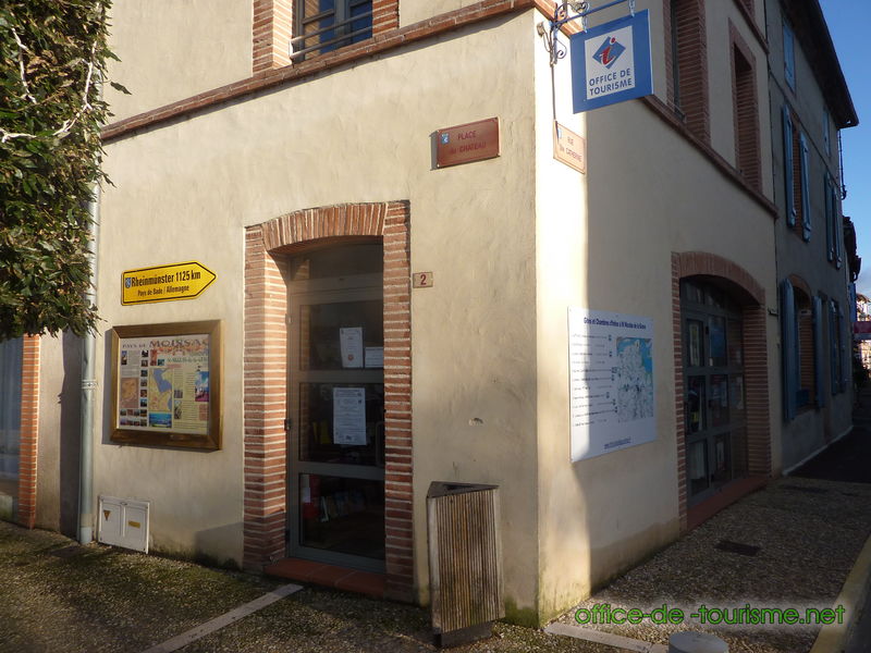 photo de l'enseigne photo de l'office de tourisme de Saint-Nicolas-de-la-Grave dans le Tarn-et-Garonne.