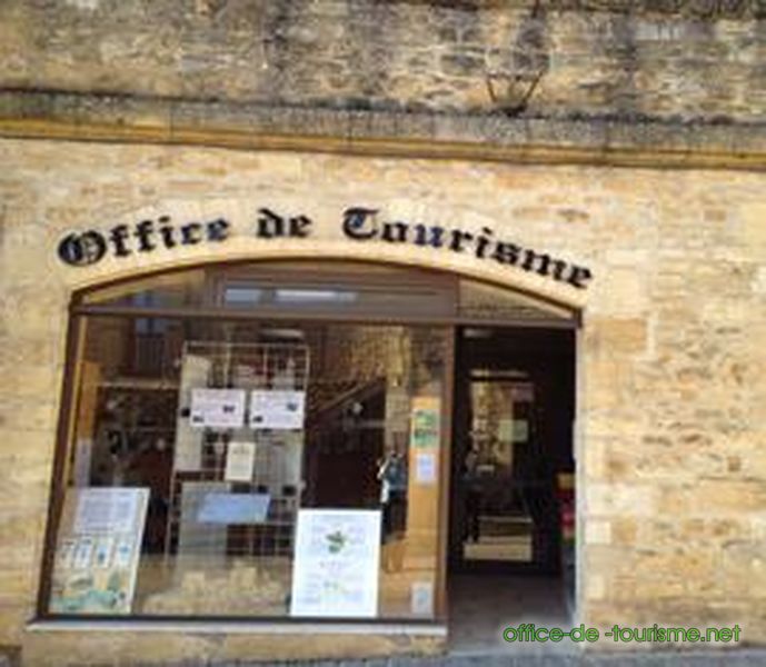 photo de l'enseigne photo de l'office de tourisme de Beynac-et-Cazenac en Dordogne.