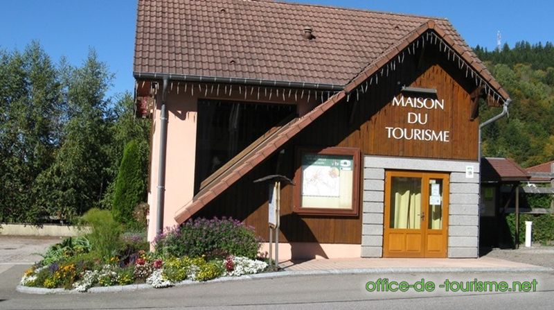 photo de l'enseigne photo de l'office de tourisme de Saint-Maurice-sur-Moselle dans les Vosges.