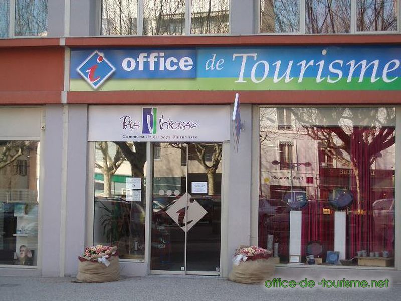 photo de l'enseigne photo de l'office de tourisme de Voiron dans l'Isère.