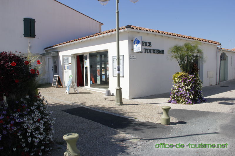 photo de l'enseigne photo de l'office de tourisme de Sainte-Marie-de-Ré en Charente-Maritime.