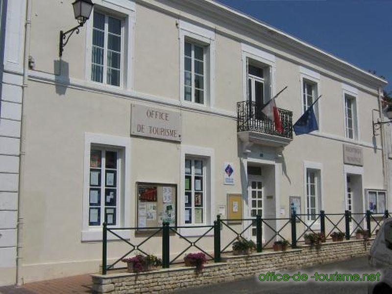 photo de l'enseigne photo de l'office de tourisme de Saint-Michel-en-l'Herm en Vendée.
