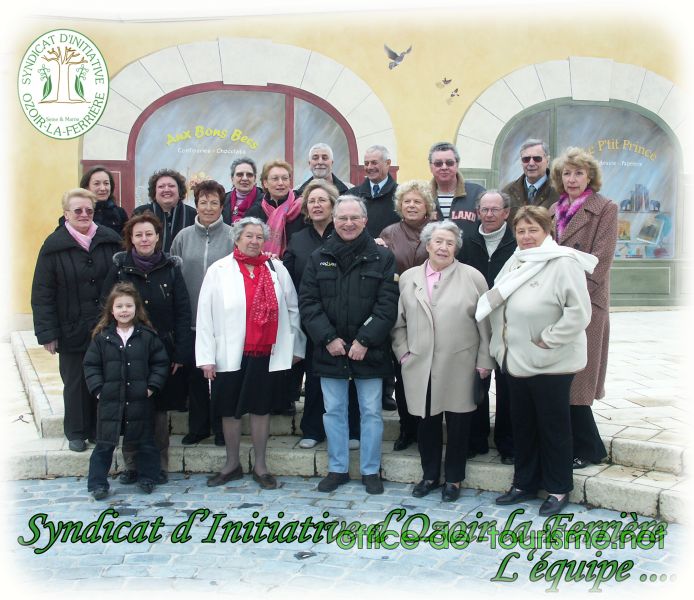 photo de l'équipe photo de l'équipe du syndicat d'initiative d'Ozoir-la-Ferrière en Seine-et-Marne.